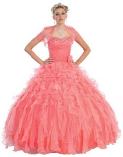  Ball Gown Formal Prom Strapless Wedding Dress #226 Clothing