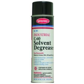 16 oz Net Weight Sprayway C 60 Solvent Cleaner/Degreaser, Pack of 12