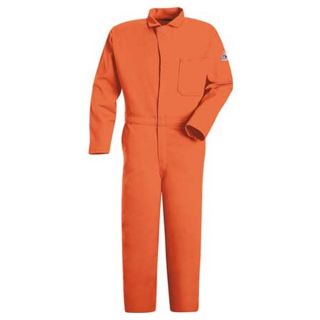 Bulwark CEC2OR RG 56 FR Contractor Coverall, Orange, 3XL, HRC2