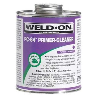Weld On 13997 Primer Cleaner, Purple, 32 Oz, PVC and CPVC