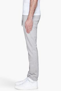 Diesel Heather Grey Braddom swe Lounge Pants for men