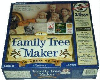 Family Tree Maker Deluxe 15 CD Set (Version 6) Software