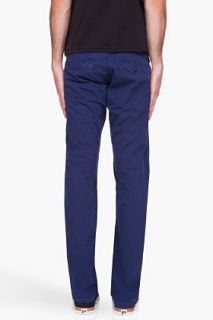 G Star Slim Navy Bronson Trousers for men