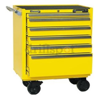 Kennedy Mfg.Co 3402MPYW 34 x 20 x 41 3/4 6 Drawer Yellow Steel