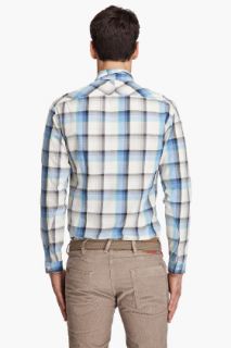 Paul Smith  Green/white/pink Plaid Shirt for men