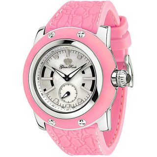 Glam Rock Womens Miami Pink Silicon Watch