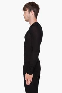 Rick Owens Black Silk Blend Costina T shirt for men