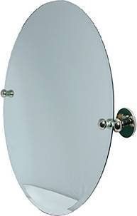 AP 91 Style 21 x 29 Oval Tilt Mirror   Antique Pewter By