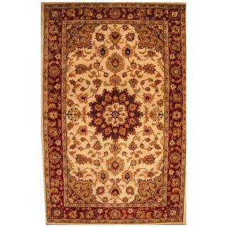Hand tufted Persian Gold Wool Rug (5 x 8)