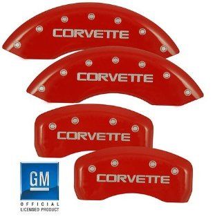 1988 1996 Corvette Brake Caliper Cover Red    Automotive