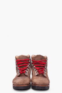 Golden Goose Brown Pivetta Mountaineering Boots for men