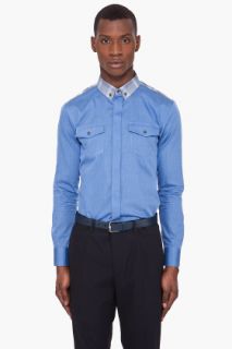 Billtornade Blue Ford Patch Shirt for men