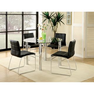 Enitial Lab Donnabella 5 piece Chrome plated Steel Dining Set Today $