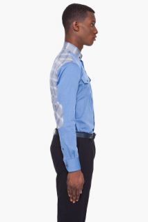 Billtornade Blue Ford Patch Shirt for men