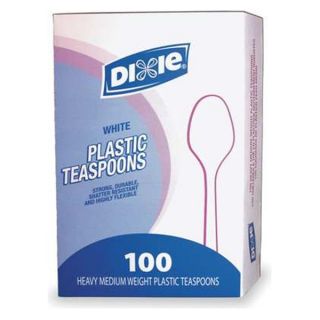Dixie TM207 Plastic Spoons, White, Pk1000