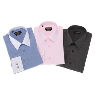 TORRENTE COUTURE 3 Chemises Thiers/LincolnFaure Noir et blanc, bleu et
