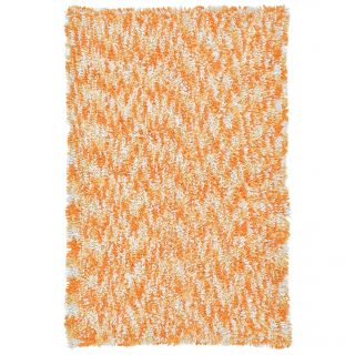 Shagadelic Orange Chenille Twist Swirl Rug (30x50) Today $45.49