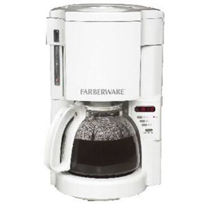 Farberware FSCM100 White 10 Cup Coffeemaker Coffeemaker