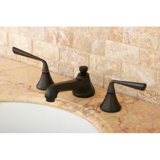 Oil Rubbed Bronze Widespread Bathroom Faucet