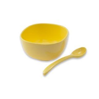 233Y Yellow Ice Cream Bowl Set