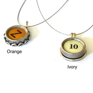 Thats Amore Designs Authentic Vintage Typewriter Key Necklace