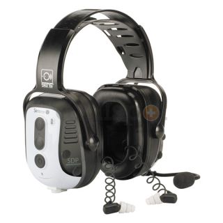 Sensear SMSDPSR1 Electronic Ear Muff, 30dB, Over the H, Wht