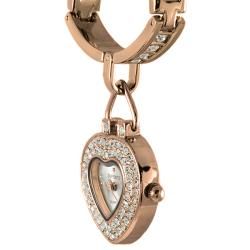 Dufonte by Lucien Piccard Womens Follow Your Heart 14K Rose Gold