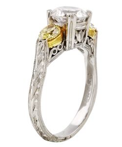 Tacori Platinum 5/8ct TDW Diamond Engagement Ring