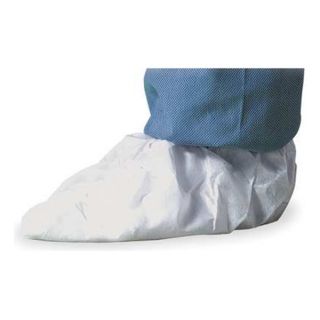 Dupont IC451SWHLG01000B Shoe Covers, Slip Resist, L, Wh, PK100