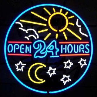 Neon Signs Open 24 Hours Neon Sign