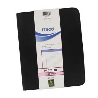 Mead 8.5x11 inch Zippered Padfolio