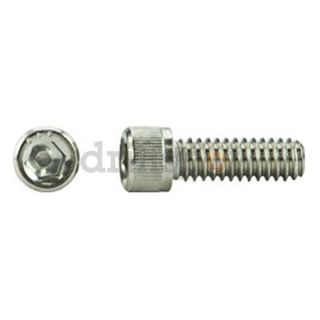 DrillSpot 0171083 #6 40 x 3/8" 18 8 Stainless Steel Socket Cap Screw, Pack of 100
