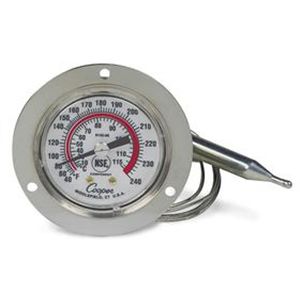 Cooper 6142 06 Analog Panel Mt Thermometer, 40 to 240F