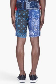 adidas Originals By O.C. Navy Paisley Shorts for men