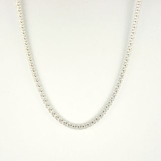 Jewelry by Dawn 18 Inch Sterling Silver Popcorn Style Chain Necklace