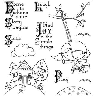 Darcies Simple Joy Cling Mounted Rubber Stamps