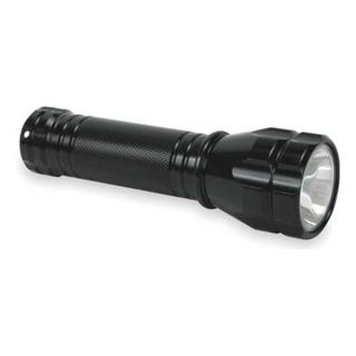 Westward 2XTG7 Handheld Flashlight, Aluminum, Black