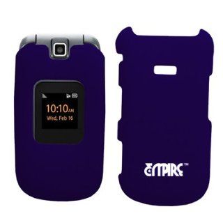 EMPIRE Purple Rubberized Hard Case Cover for Boost Mobile
