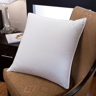 Luxury 500 Thread Count White Goose Feather Euro Sham Pillows (Set of