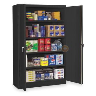 Tennsco J1878SUBK Storage Cabinet, Welded, Black