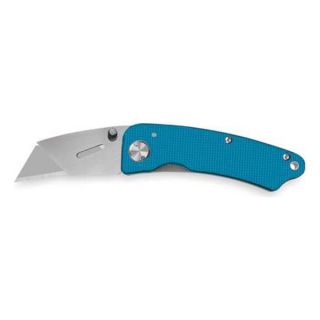 Gerber 31 000667 Folding Utility Knife, Aluminum, Blue