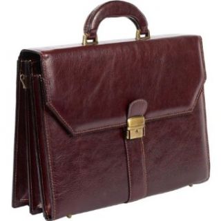 ClaireChase Italiano Leather Briefcase (cognac) Clothing