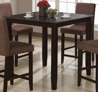 Counter Height Dining Table Cappuccino Finish Furniture
