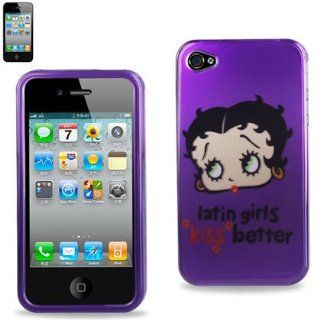 Betty Boop Fitted Snap On HARD Faceplate Protector Case Cover (latin