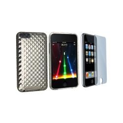 Anti scratch Screen Protector and Shock absorbent Case for iPod Touch
