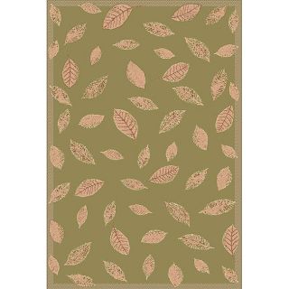 Floating Leaves Green Outdoor Rug (111 x 76) Today $37.99
