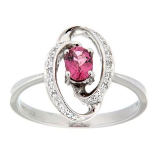 Pink Tourmaline and White Sapphires Ring Today $169.99