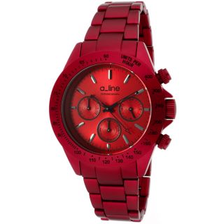 line Womens Amore Red Aluminum Watch
