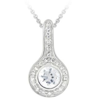 Icz Stonez Sterling Silver Cubic Zirconia Necklace