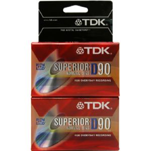 Tdk Electronics D 90L2 2 Pack 90 Minute Cassette